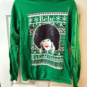 Delta Green Graphic Crew Neck Sweater Schitts Creek